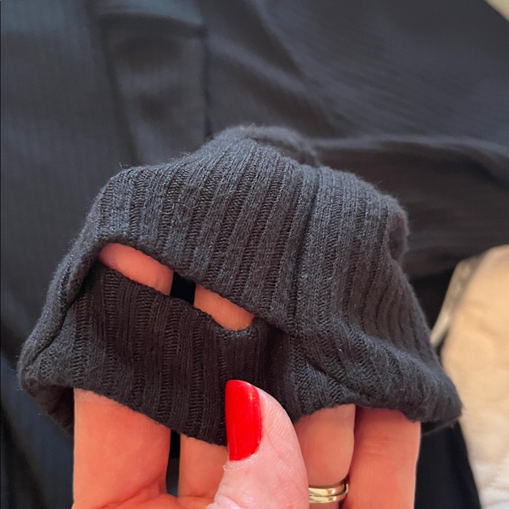 Athleta Ribbed Long Hooded Cardigan - Picture 10 of 10